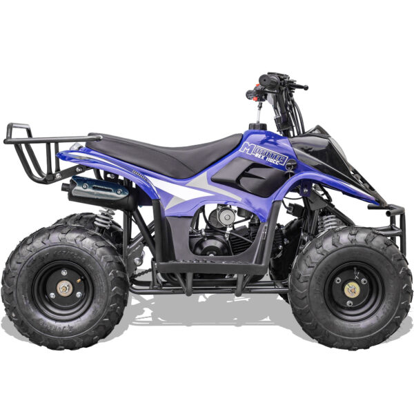 MotoTec Rex 110cc 4-Stroke Kids Gas ATV Blue - Image 8