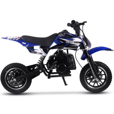 MotoTec Alien DB-01 50cc 2-Stroke Kids Dirt Bike Blue