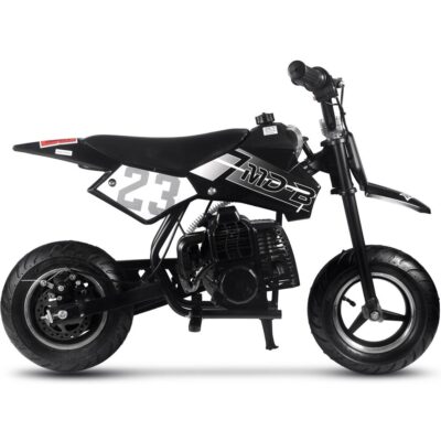 MotoTec DB-02 50cc 2-Stroke Kids Supermoto Dirt Bike Black