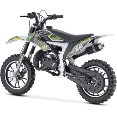 MotoTec Demon 50cc 2-Stroke Kids Gas Dirt Bike Green