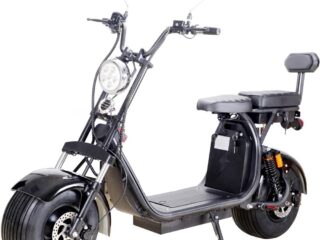 MotoTec Knockout 60v 2000w Lithium Electric Scooter Black