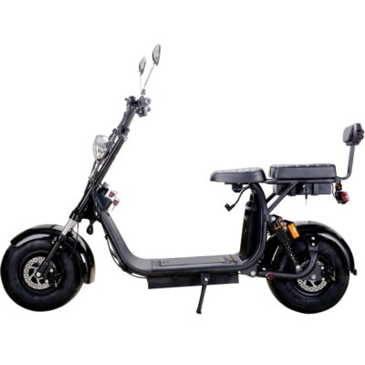 MotoTec Knockout 60v 2000w Lithium Electric Scooter Black