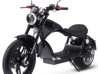 MotoTec Raven 60v 30ah 2500w Lithium Electric Scooter Black