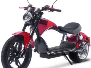 MotoTec Raven 60v 30ah 2500w Lithium Electric Scooter Red