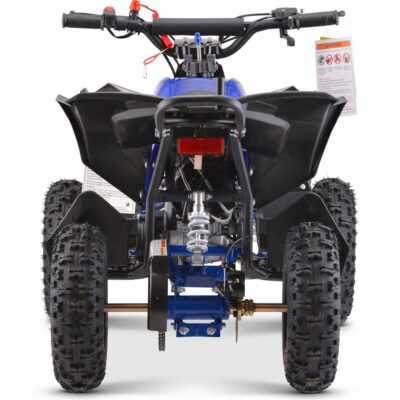 MotoTec Renegade 40cc 4-Stroke Kids Gas ATV Blue