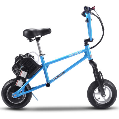 MotoTec 49cc Gas Mini Bike V2 Blue