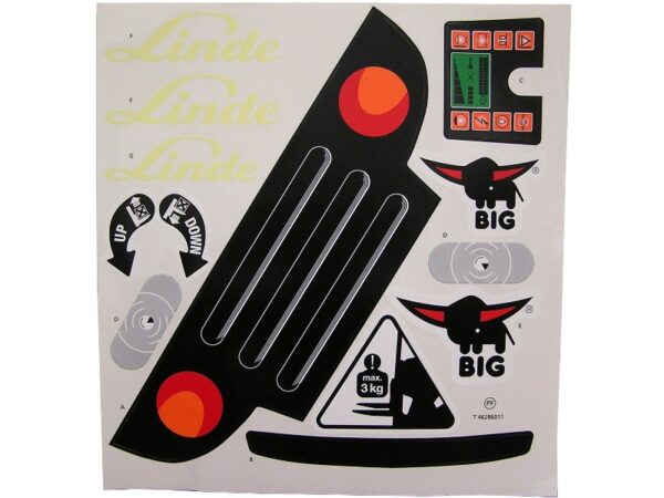 Big Linde Forklift - Sticker Kit - Image 2