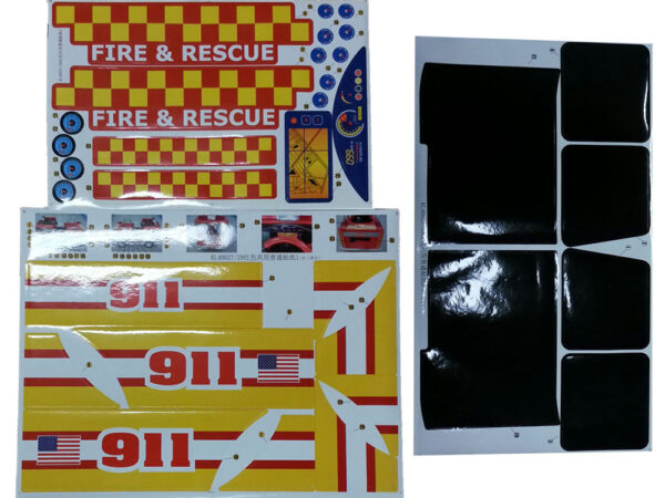 Kalee Fire Truck - Sticker Kit - Image 2