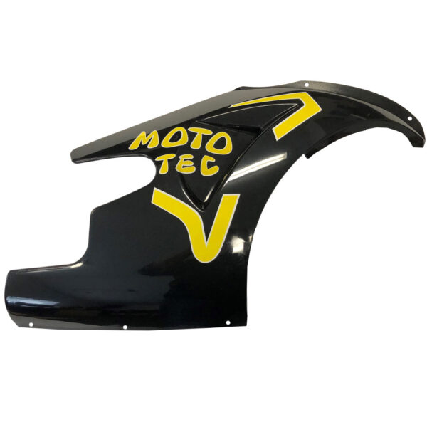 MotoTec GT Pocket Bike Right Fairing Yellow - Image 2